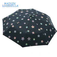 Preço de fábrica Rigoroso Controle de Qualidade Moda Incrível Personalizado Estrela Design Mágico Especial Mudança de Cor Guarda-chuva Quando Molhado